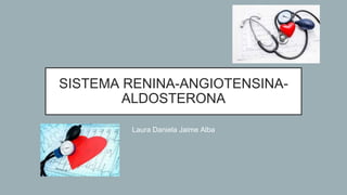 SISTEMA RENINA-ANGIOTENSINA-
ALDOSTERONA
Laura Daniela Jaime Alba
 