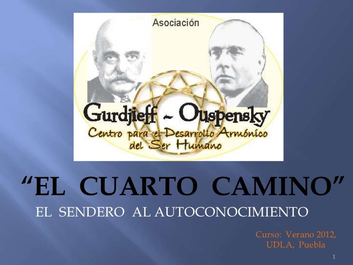 Presentacion el cuarto camino Presentacion el cuarto camino