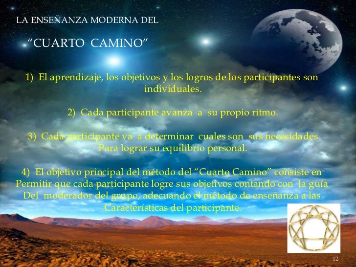 Presentacion el cuarto camino Presentacion el cuarto camino