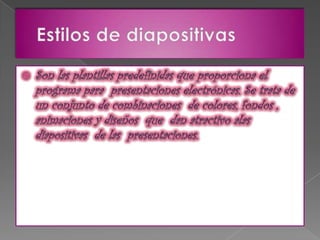 Presentacion electronica