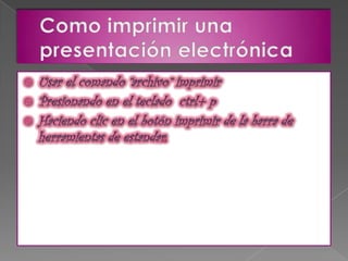 Presentacion electronica