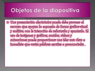Presentacion electronica