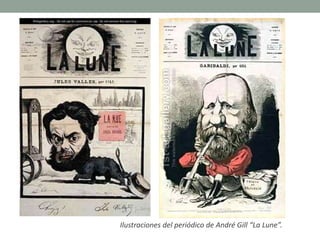 Ilustraciones del periódico de André Gill “La Lune”.