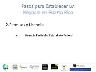 2.Permisos y Licencias
a. Licencia Particular Estatal y/o Federal
 