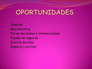 Falta de consolidados.