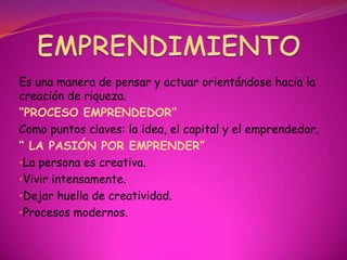 Soñar ¿por que? No todos logran lo que sueñan Convertirse en empresario es un sueño personal