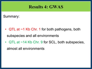 GWAS of Resistance to Stem and Sheath Diseases of Uruguayan Advanced Rice Breeding Germplasm