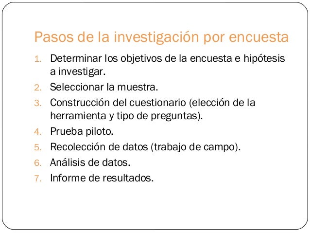 En Que Consiste La Encuesta Como Tecnica De Investigacion