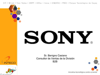 Sr. Benigno Casiano Consultor de Ventas de la División B2B  