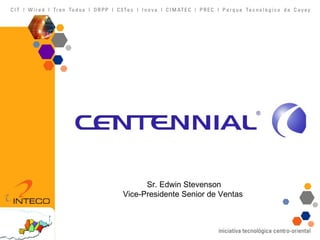 Sr. Edwin Stevenson Vice-Presidente Senior de Ventas  