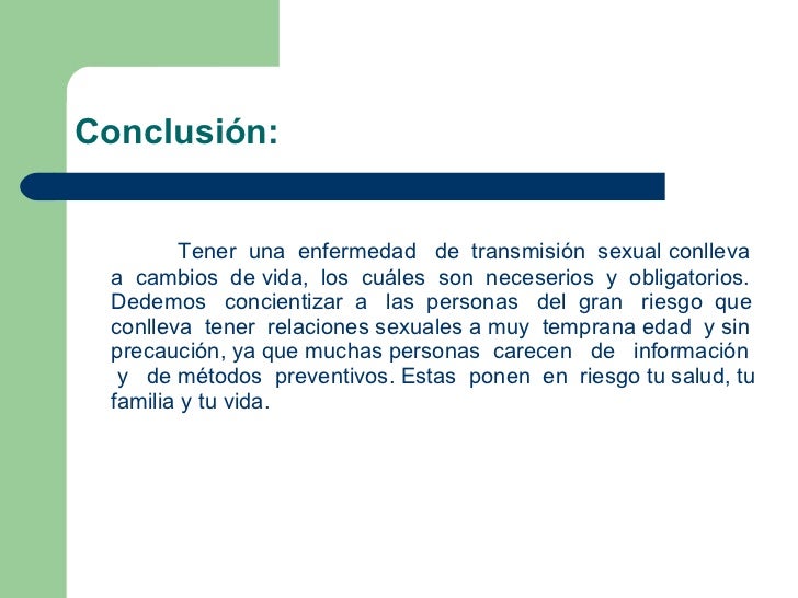 Presentacion Enfermedades De Transmision Sexual