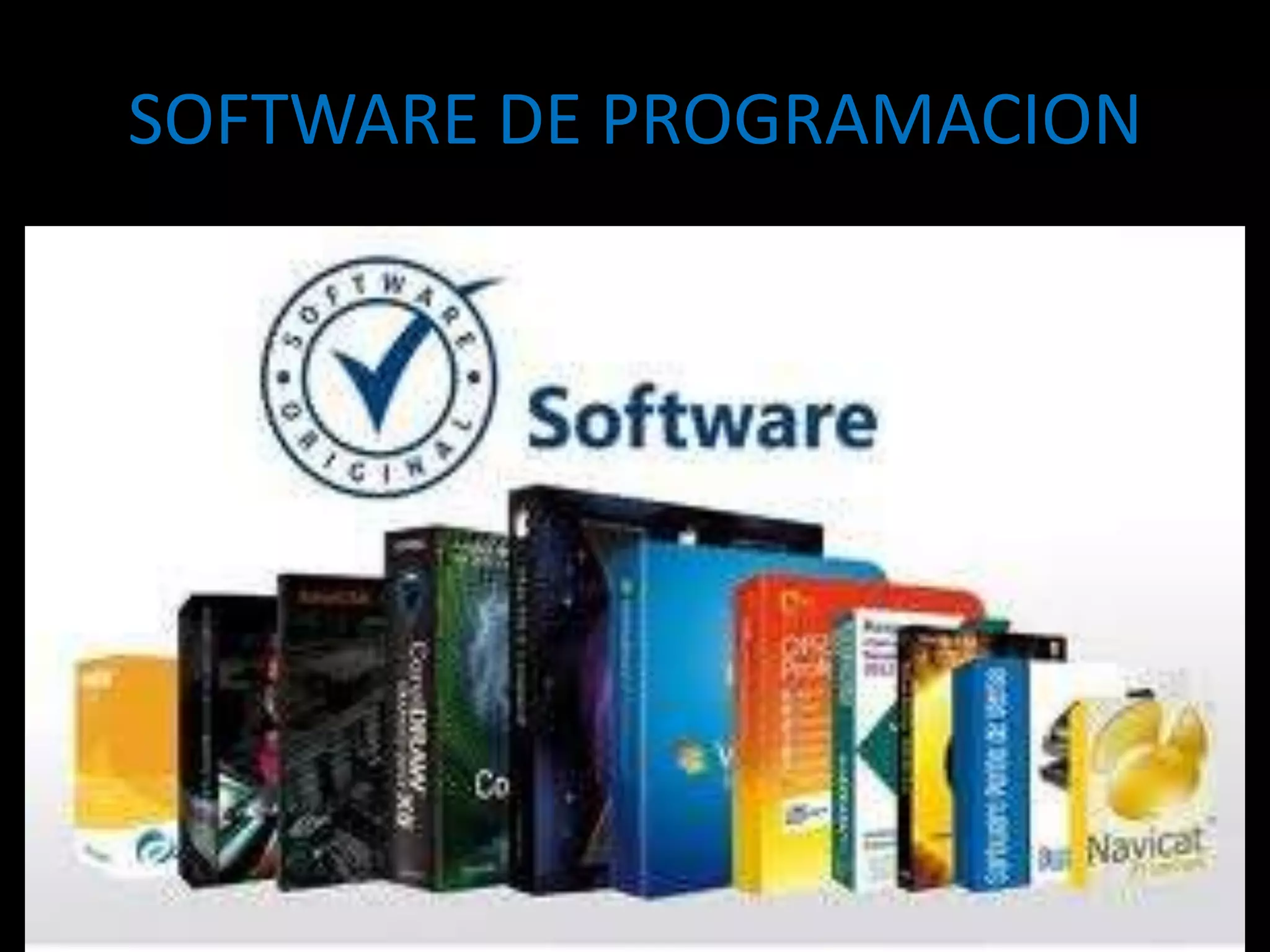 SOFTWARE DE PROGRAMACION
 