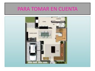 PARA TOMAR EN CUENTA

 