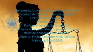 Benemérita Universidad Autónoma de Puebla
Facultad de Derecho y Ciencias Sociales
Licenciatura en Derecho
Materia: DHTIC
P...