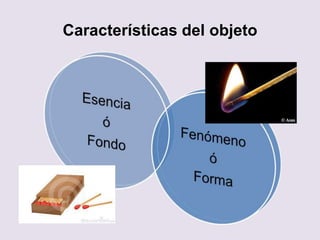 Características del objeto
 