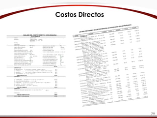 Costos Directos
79
 
