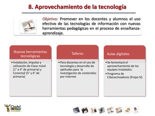 7. Formación y actualización docente