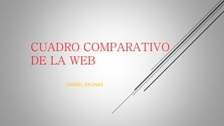 CUADRO COMPARATIVO
DE LA WEB
DANIEL SALINAS
 