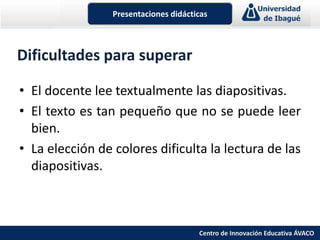 Presentaciones didácticas power poing