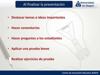 Presentaciones didácticas power poing