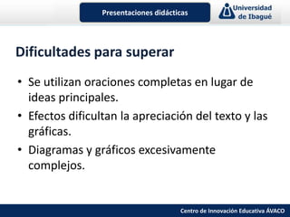 Presentaciones didácticas power poing