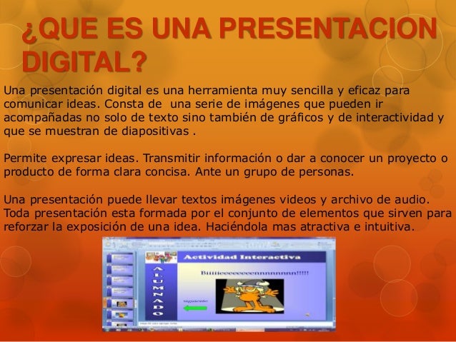 Presentaciones digitales