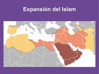 Conquista  musulmana de la península  El ejército se dirigió a Toledo, capital de la monarquía visigoda, que fue conquistada sin apenas resistencia. 