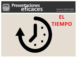 Antonio H. Martín Padilla
Universidad Pablo de Olavide
EL
TIEMPO
 
