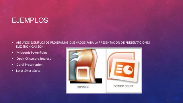 Presentaciones electronicas