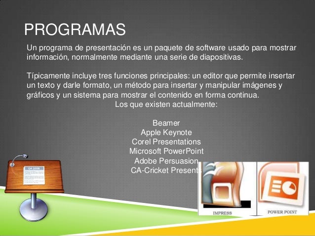 Presentaciones electronicas