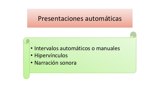 presentación power point