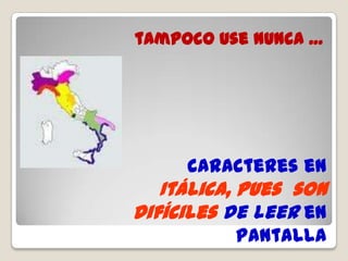    en su lugar …    .. use mayúsculas primer carácter, será facilísimo leerlo!