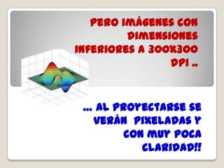  … con ellas adecuadamente escogidas siempre se logrará impacto!!  ..  ` dirá´ lo correcto  