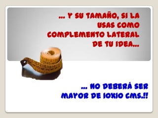  pero imágenes con dimensiones inferiores a 300x300 dpi ..   … al proyectarse se verán  pixeladas y con muy poca claridad!!  