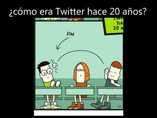 ¿cómo era Twitter hace 20 años?
 