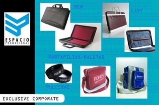 eco productos . promocionales - corporativo exclusivo




                                                         Cra. 4 # 25-91
                                                         Bosque izquierdo
                                                         eco productos . promocionales - corporativo exclusivo
                                                         telefonos: 334 94 78 - 316 554 3332
                                                         e-mai: masespaciopromocional@gmail.com
EXCLUSIVE CORPORATE                                      Bogotá - Colombia
 