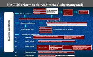 NAGUS (Normas de Auditoría Gubernamental)
 