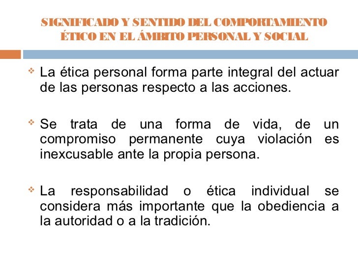 Presentacion etica