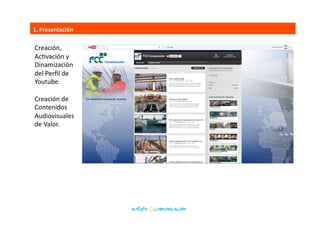 1.	
  Presentación	
  
Realización	
  de	
  Informes	
  	
  
EstadísEcos	
  
CualitaEvos	
  
Reputación	
  de	
  Marca	
  
Escucha	
  AcEva	
  en	
  la	
  Red	
  
 