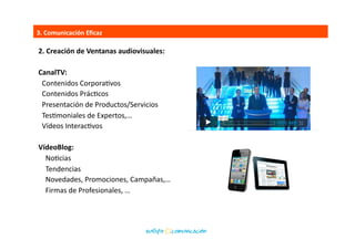 3.	
  Comunicación	
  Eﬁcaz	
  
 