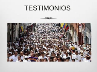 TESTIMONIOS
 
