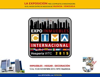 EXPO INMUEBLES CIMA INTERNACIONAL 2015