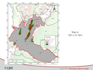 Identificación de áreas geográficas con potencial para la producción de arroz en Colombia ante escenarios de cambio climático