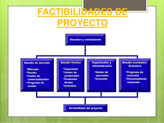 Presentacion factibilidades de un proyecto