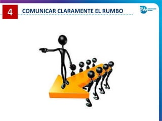 COMUNICAR CLARAMENTE EL RUMBO
 
