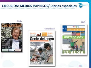 EJECUCION: MEDIOS IMPRESOS/ Diarios especiales
 