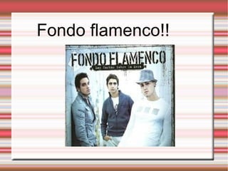 Fondo flamenco!!
 