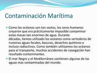 Contaminacion Marina