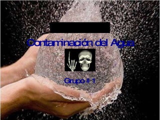 Contaminación del Agua Grupo # 1 