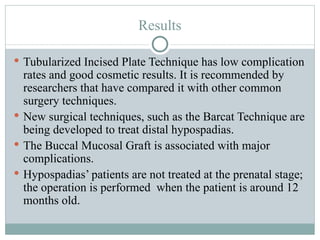 Hypospadias Corrective Surgery Ppt